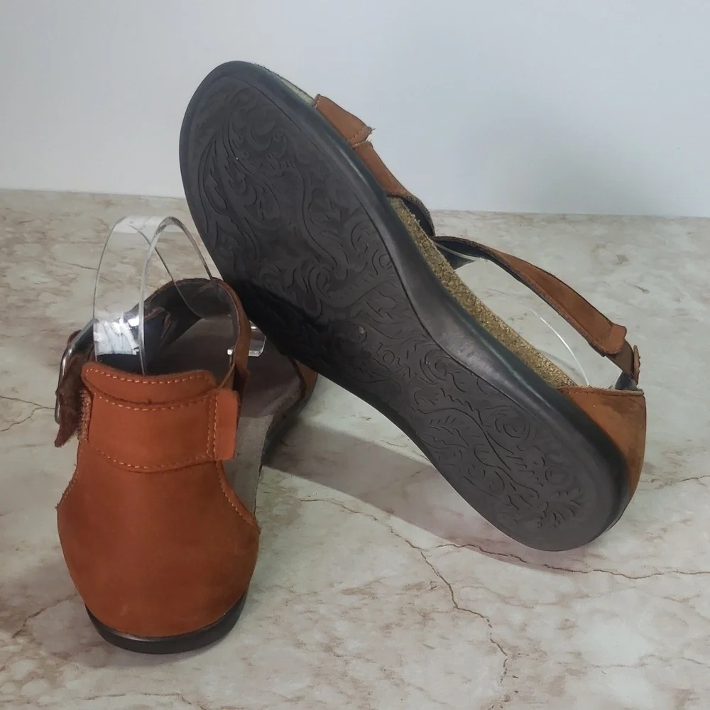 Naot Nrown Strappy Gladiator Sandals Size 37 - Picture 8 of 8